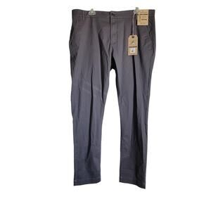 Tailor Vintage Men Pants Slim Fit Size 36x34 Black Stretch Casual New with tags